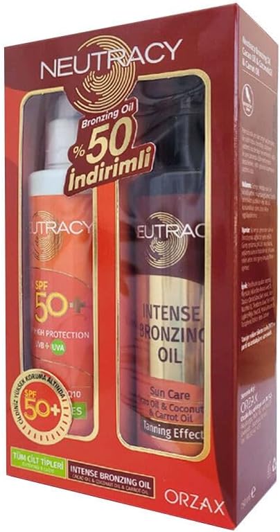 Alternative view of Orzax NEUTRACY 50 SPF TÜM CİLTLER & BRONZING OIL 150 ML%50 İNDİRİMLİ KOFRE