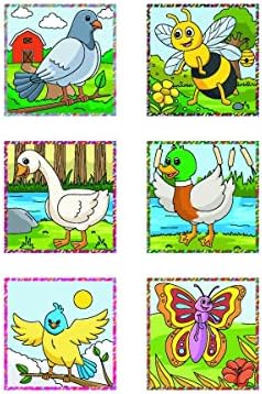 Uçan Hayvanlar 3D Manyetik Puzzle (9 Mıknatıslı Küp 6 Yapboz)