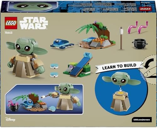 : The Mandalorian Grogu’nun Yuvası 75443-4 Yaş ve Üzeri Çocuklar için Ayarlanabilir Grogu Figürü ve Sorgan Kurbağası İçeren Yaratıcı Oyuncak Yapım Seti, Hediye Fikri (107 Parça) - Görsel 3