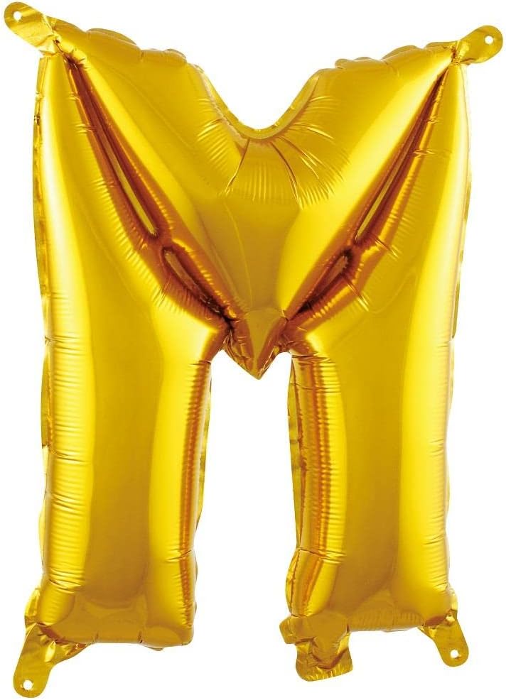 Alternative view of M Harfi 16 İnç Gold Renk Folyo Balon 36 CM (Altın)