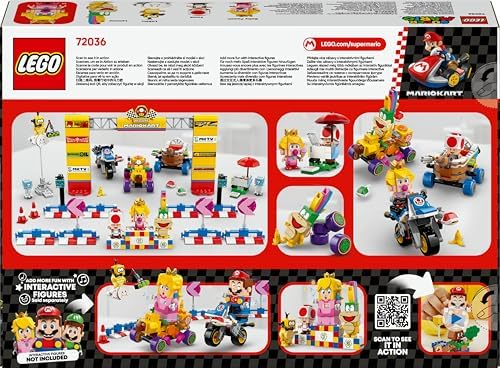 Super Mario: Mario Kart – Baby Peach ve Grand Prix Seti 72036, 8 Yaş ve Üzeri Erkek ve Kız Çocukları ve Oyuncular İçin Yaratıcı Oyuncak Yapım Seti, Eğlenceli Hediye (823 Parça)