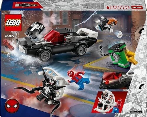 Alternative view of | Örümcek Adam, Venom Arabasına Karşı 76309-7 Yaş ve Üzeri Çocuklar için Araç ve Minifigür İçeren Yaratıcı Oyuncak Yapım Seti, Doğum Günü Hediyesi (254 Parça)