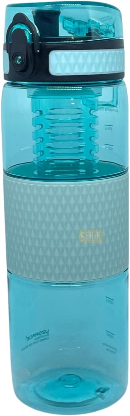 Alternative view of 700ml Silikon Gövdeli Detoks Aparatlı Tritan Su Matarası