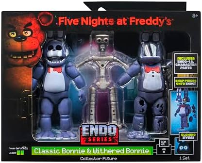 Alternative view of Five Nights At Freddy's 6-Inch Endo-Serisi Koleksiyoncu Figürü: Klasik Bonnie ve Solmuş Bonnie Parçaları ile Endo-1 - Klasik ve Solmuş Bonnie Parçaları ile Eklemli Figür