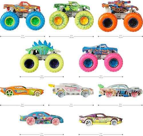 Alternative view of Trucks Karanlıkta Parlayan Araçlar Paketi   Trucks Karanlıkta Parlayan Araçlar Paketi 5 adet  Trucks aracı ve 5 adet araba içeren çoklu paket HCB57