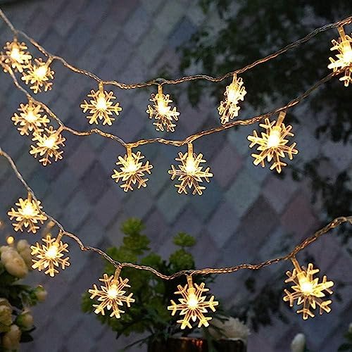 Kar Tanesi Led Işık Yılbaşı Aydınlatma Dekorasyon Işık Dekorasyon Aydınlatma Pilli 5 Metre 28 Kar Tanesi Gün Işığı Bahçe Aydınlatma Yılbaşı Ağacı Işığı Özel Gün Doğum Günü Parti Led Işık Peri