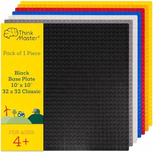 thinkmaster Klasik Bütün markalar ile uyumlu Zemin Plakası (Sİyah)
