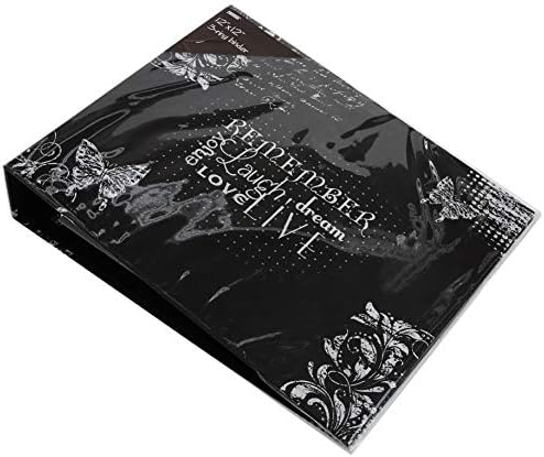 Alternative view of Photo Albums Fotoğraf Albümleri T-12CHLK/R 3 Halkalı Baskılı Kara Tahta Tasarım Cilt Hatırla Albümü, 30,48 x 30,48 cm, 30,48 x 30,48 cm