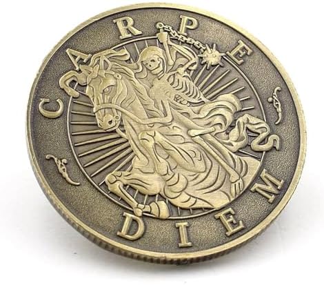 Memento Mori Rönesans Ölümü Hatırla Stoa Şans Coin Metal Para Cp060