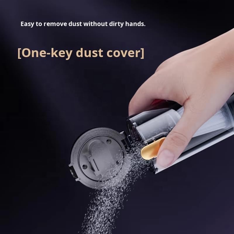 , Araç Süpürgesi, El Süpürgesi, Kablosuz, 16000 PA, Fırçasız Motor, 6000 mAh, Type-C, 9 Başlıklı, Katlanır Saplı, Güçlü Çekim Gücü, Premium Kaliteli