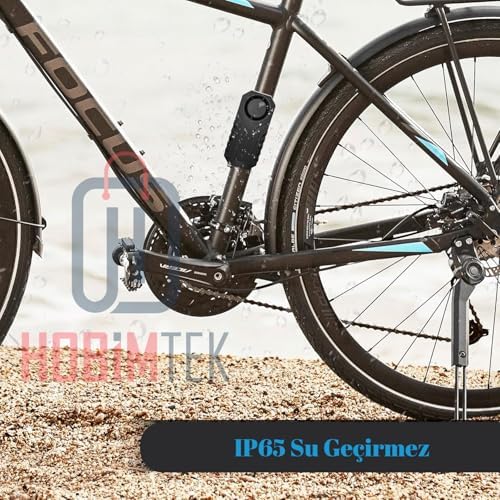 Ht-53 Motosiklet Bisiklet Alarmı Uzaktan Kumandalı 113db Su Geçirmez Kablosuz Hırsızlık Koruması Alarm Bisiklet Araba Scooter Pilli - Görsel 3
