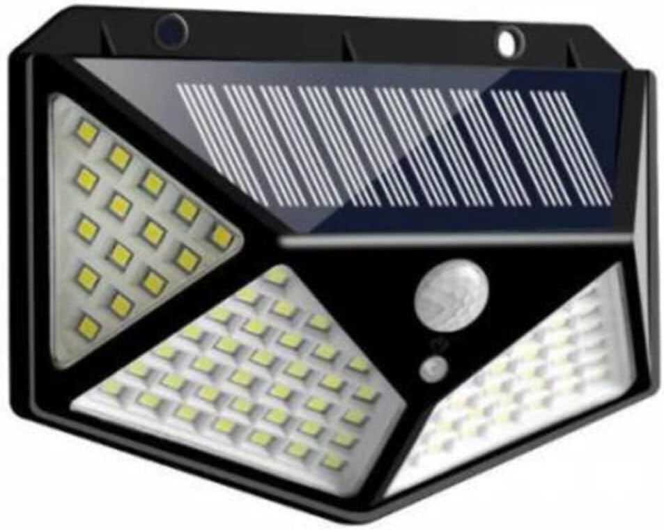 Güneş Enerjili Lamba Led Sokak Dış Ortam Solar Bahçe Aydınlatması Su Geçirmez Sensörlü (100 Led) - Görsel 3