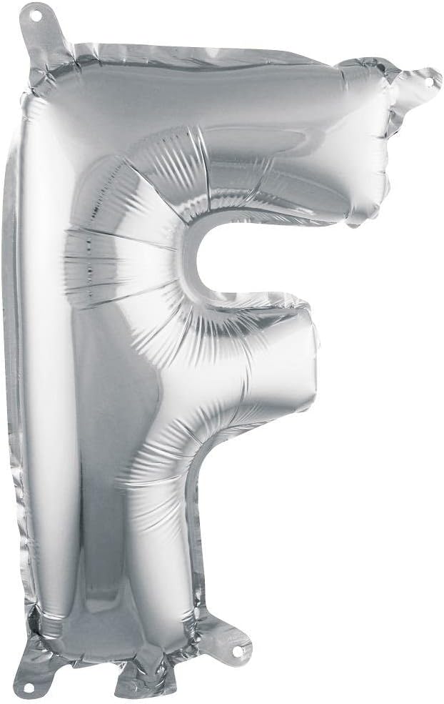 Alternative view of F Harfi 16 İnç Gümüş Renk Folyo Balon 36 CM (Gümüş)