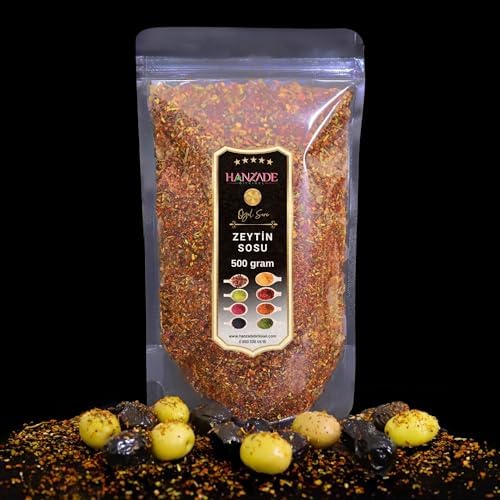 Hanzade Bitkisel Zeytin ve Zeytinyağı Çeşnisi 250 Gr Sosu Harcı Baharatı Kahvaltılık