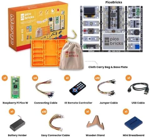 Picobricks Raspberry Pi Pico Geliştirme Kiti (Base Kit) - Görsel 3