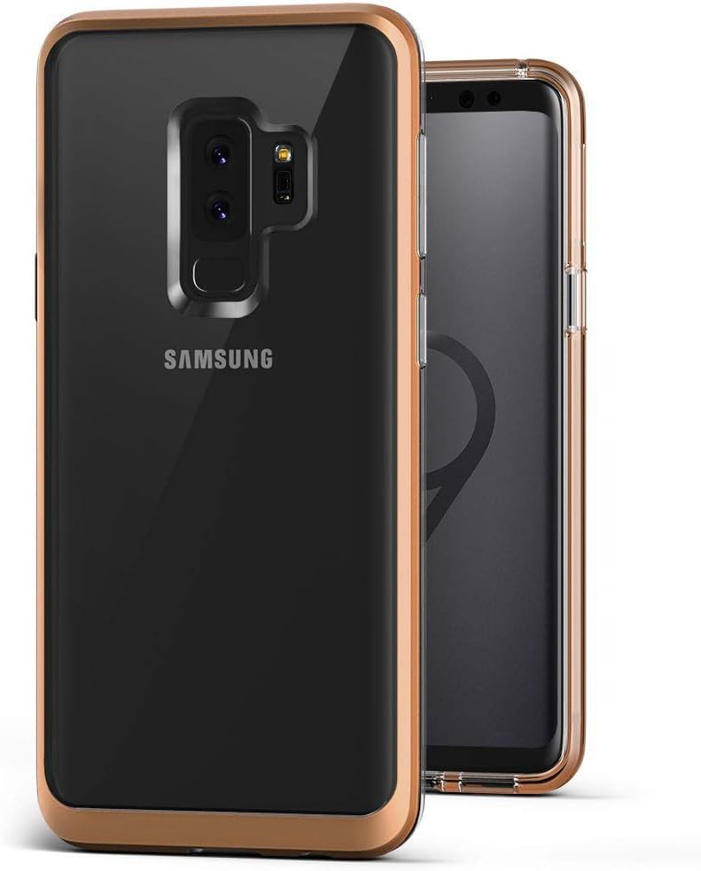 VRS91672 Galaxy S9 Plus Crystal Bumper Kılıf, Blush Gold - Görsel 3