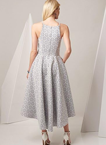 Vogue Patterns Kesim örneği elbise, çok renkli, beden 6 – 14 - Görsel 3