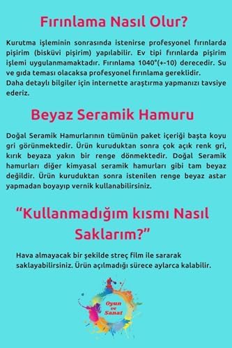 Alternative view of Doğal Seramik Hamuru 2x 250 gr (500 GR) Kil Çamuru, Okul Için Doğal Oyun Hamuru