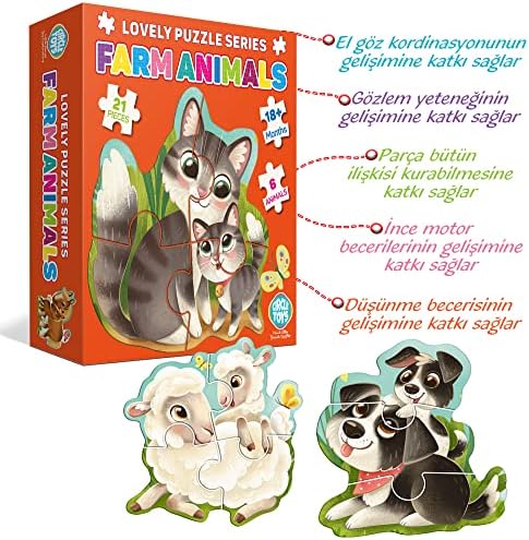 Circle Toys Lovely Puzzle Farm Animals