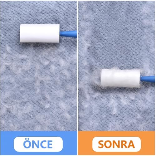 Alternative view of SOGUD Tüy Toplayıcı Set 7 Rulo + 1 Sap – Toplam 420 Yaprak – Kedi Köpek Tüyü ve Toz Temizleyici – Giyim, Koltuk, Halı ve Araç Koltuğu İçin Güçlü Yapışkanlı Ekonomik Paket