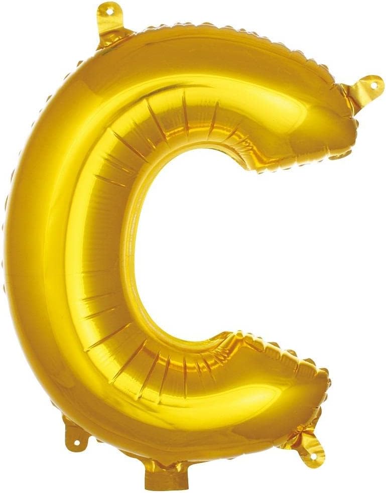 Alternative view of C Harfi 16 İnç Gold Renk Folyo Balon 36 CM (Altın)