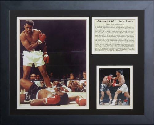 Alternative view of Efsaneler kalıp hiç Muhammad Ali v.b. Liston çerçeveli fotoğraf collage, 11 x 35,6 cm