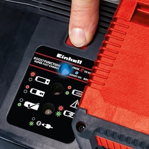 Orijinal Einhell Şarj Cihazı Power X-r 8A Power X-Change (Li-Ion, tüm PXC aküler için uygun, daha hızlı şarj için boost modu, 7 aşamalı LED durum göstergesi) - 4512155