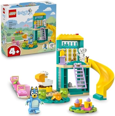 : ve Chloe ile Oyun Parkı Eğlencesi 11201-4 Yaş ve Üzeri Kız ve Erkek Çocukları için Piknik Alanı ile ve Chloe Minifigürleri İçeren Yaratıcı Oyuncak Yapım Seti (104 Parça) - Görsel 3