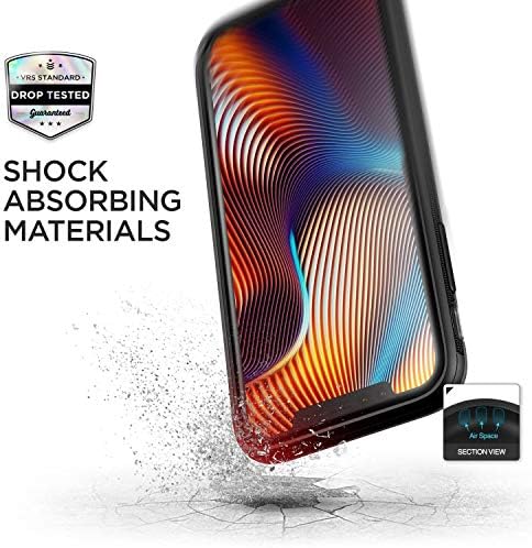 VRS94024 iPhone XR High Pro Shield Kılıf, Arka Kapak Steel Silver - Görsel 2