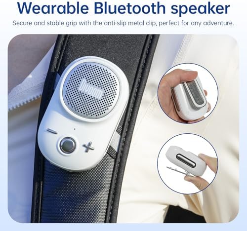 Alternative view of Divoom Itour-S Giyilebilir Bluetooth Hoparlör, IP67 Su Geçirmez Toz Geçirmez, Taşınabilir Küçük Klipsli Bluetooth Hoparlör, 10H Çalma Süresi, Mutfak, İş, Seyahat, Bisiklet, Golf, Havuz, Baba