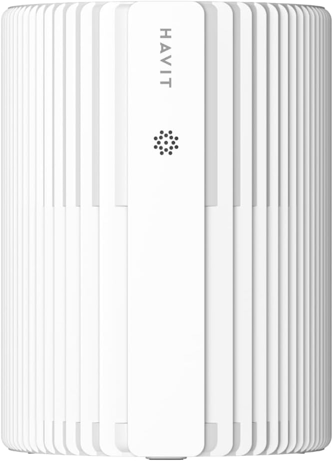 Havit HAP108 Hava Temizleme Cihazı - 3 Katmanlı Gerçek HEPA Filtreli, Sessiz Uyku Modlu