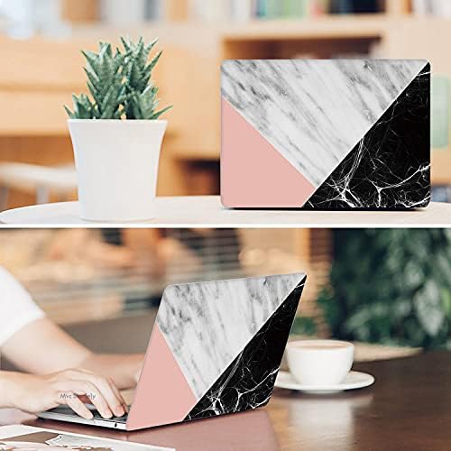 Macbook Air Kılıf 13 inç Mermer09NL Eski USB Girişli Model 2010-2017 A1369 A1466 ile Uyumlu Karışık - Görsel 3