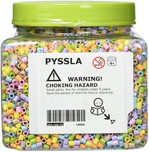 IKE-603.160.73 Pyssla ütü boncukları, pastel renkler