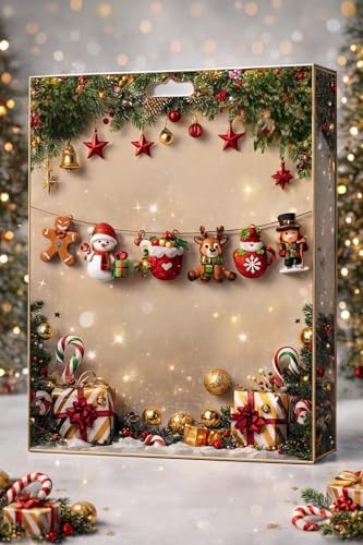 Yılbaşı Ağacı Süsü, Yılbaşı Dekoratif Banner, Şekillendirilmiş Noel Figürleri, Parti Mazemeleri, (Noel Banner)