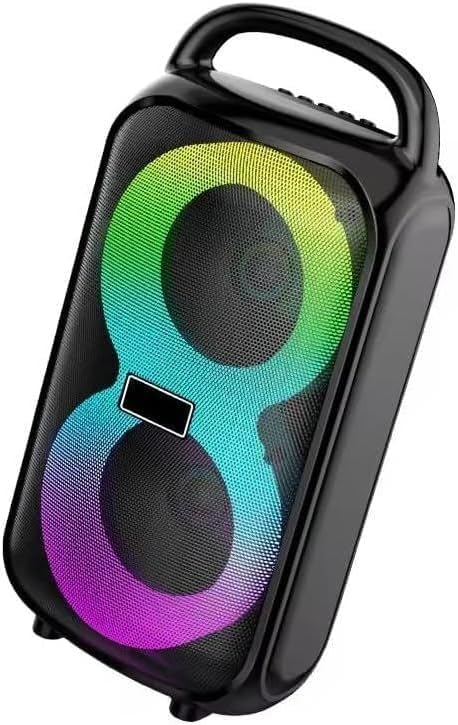 Alternative view of HT-983 Taşınabilir Bluetooth Hoparlör 2×3” Hoparlör 6W Rgb Tws Destekli Extra Bass TF Card Usb Müzik Kutusu