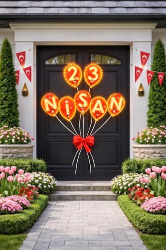 122 Parça 23 Nisan Dekoratif Süsü Flama Okul Süsü, Atatürklü Balon, Türk Bayrağı Pano Süsleri 2026 - Görsel 3