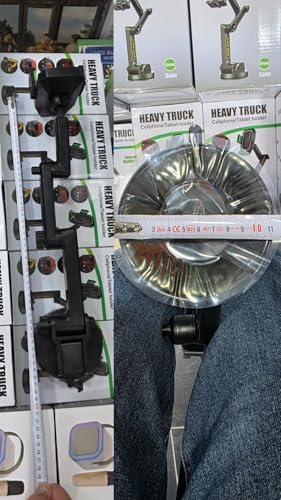 Alternative view of D001 Ağır Vasıta Araçlar için Araç Tutucu Kamyon Tır Otobüs Ekskavatör Gibi Büyük Araçlar için Büyük Boy ve Büyük Vakumlu Ergonomik Tasarım APlus Kalite Memnuniyet Garantili Araç Telefon Tutucu