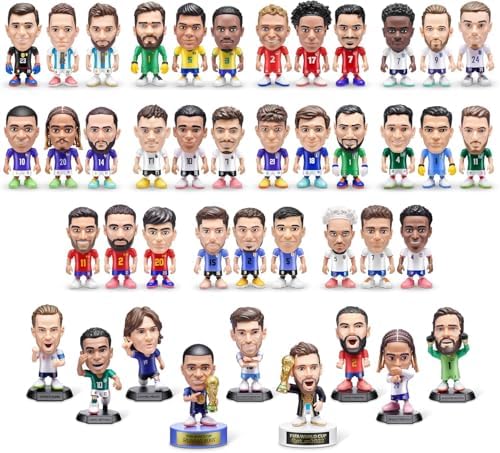 Alternative view of Zuru FIFA World Cup 2026 Ballers Series 1 Sürpriz Kapsül: Resmi  33 Farklı Futbolcu Figürü, Sürpriz Aksesuar ve Birleştirilebilir Saha Parçalı Koleksiyon Oyuncak Seti
