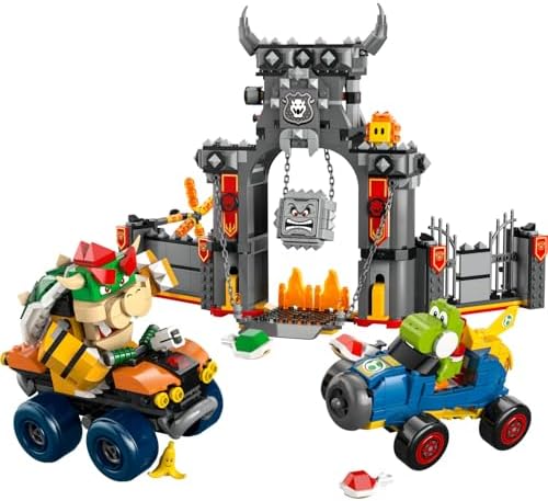 Alternative view of Super Mario: Mario Kart – Bowser Kalesi 72039 – 9 Yaş ve Üzeri Çocuklar İçin Bowser Kale Temalı Yaratıcı Oyuncak Yapım Seti, Genişletilebilir Oyun Deneyimi ve Eğlenceli Hediye Fikri (1068 Parça)