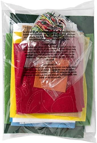 Alternative view of , mavi, beyaz, kırmızı, 45,7 cm-Noel Çorabı keçe