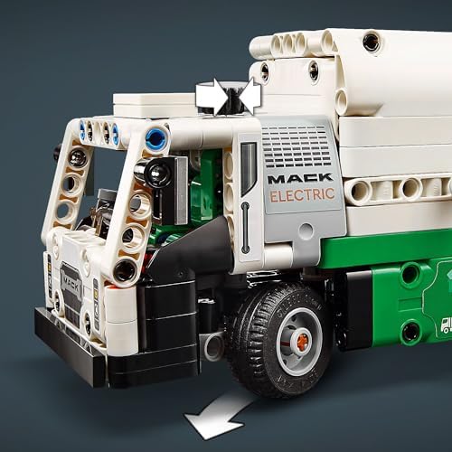 Alternative view of Mack LR Electric Çöp Kamyonu 42167-8 Yaş ve Üzeri Çocuklar için Geri Dönüşüm Temalı Koleksiyonluk Yaratıcı Oyuncak Model Yapım Seti, Doğum Günü Hediyesi Fikri (503 Parça)
