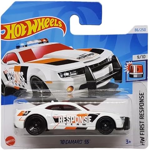 - ´10 Camaro SS - HW First Response 9/10 - HTD88 - Short Card - Acil Durum Aracı - GM - Mattel 2024 – 1:64 - Görsel 3