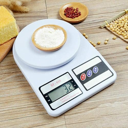 Alternative view of Dijital Mutfak Terazisi 10 Kg 1 Gr Hassasiyet + Dijital Gıda Termometresi Seti | -50°C +300°C | Mutfak, Pastacılık, Et, Tatlı ve Pişirme Ölçüm Seti