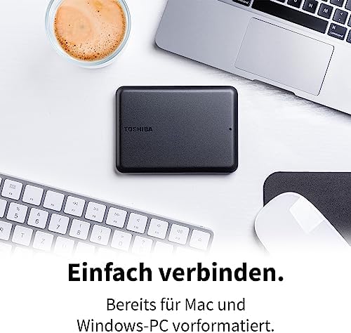 Canvio Partner 1 TB taşınabilir 2, 5 inç harici HDD, USB 3.2 Gen 1, Mac ve Windows ile uyumlu, USB ile çalışır