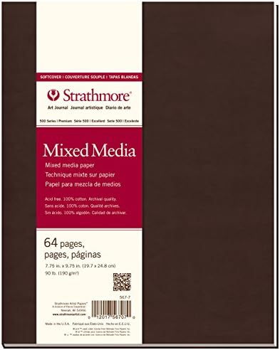 Alternative view of Strathmore 567-7-1 Softcover Mixed Media Art Journal, 19,7 x 24,8 cm, beyaz, 64 sayfa