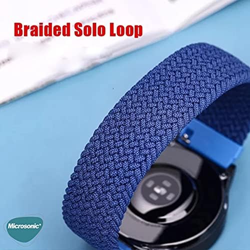 Alternative view of Watch 4 Pro için Kordon, (Medium Size, 155mm) Braided Solo Loop Band Siyah