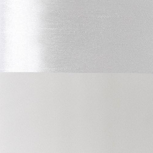 Exclusive Home Navaro Çizgili Şeffaf Gromet Üst Perde Panel Çifti, 137 cm x 213 cm, Kış Beyazı