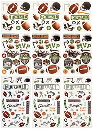 Paper House Productions Çıkartma Çeşitleri Paketi, Futbol, 3'lü Paket, 3 Parça
