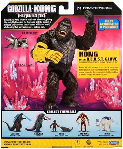Godzilla x Kong Aksiyon Figürü 15 Cm Kong With B.E.A.S.T. Glove - Görsel 3