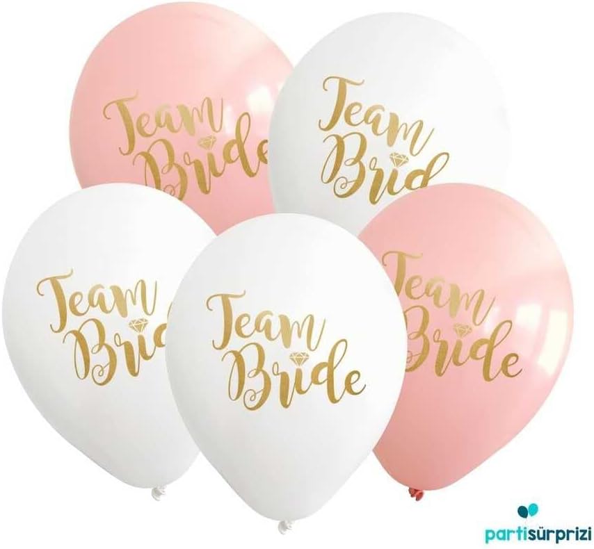 Team Bride Temalı Baskılı Balon 10 Adet